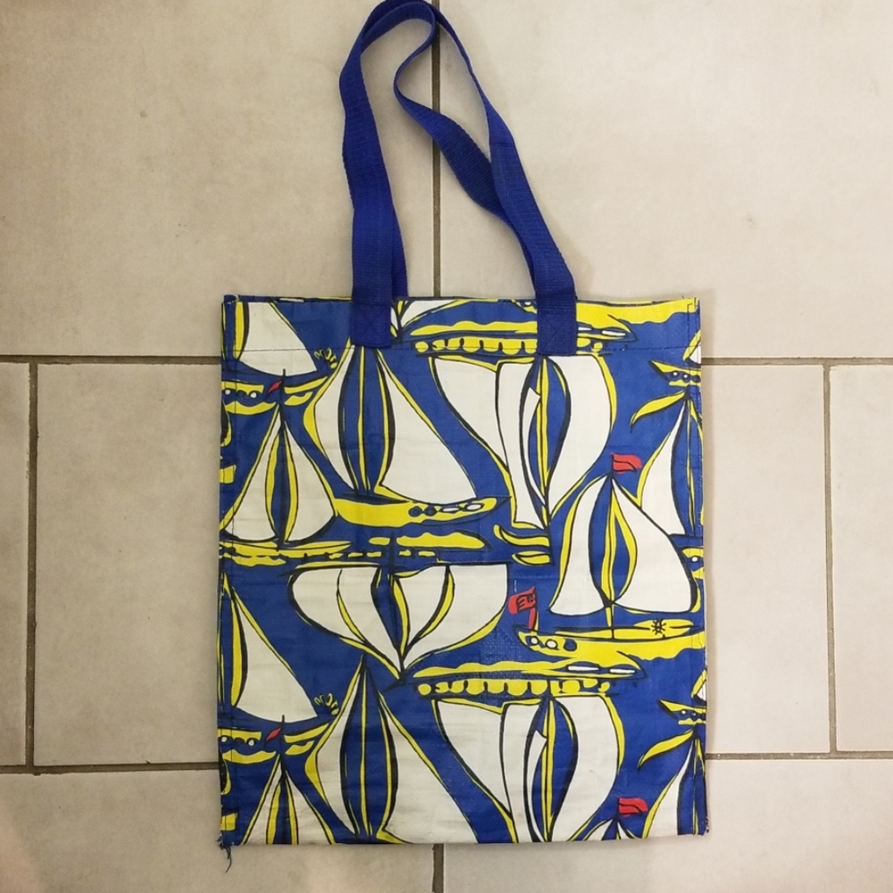 "Shop's Ahoy" Lilly Pulitzer Shopping Tote